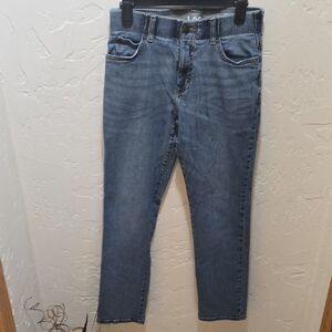 Lee Denim Straight Taper Jeans - Classic Blue